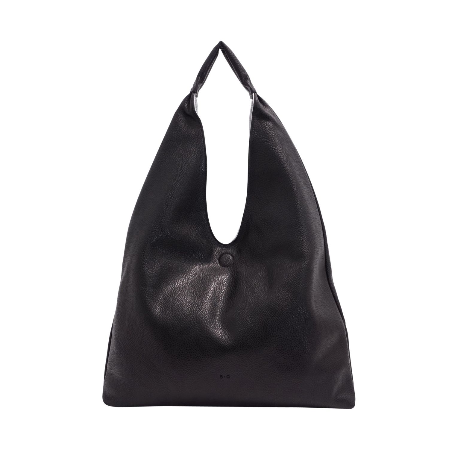 Sac à main 2 en 1 réversible Cecilia Noir/Silver  S.Q.