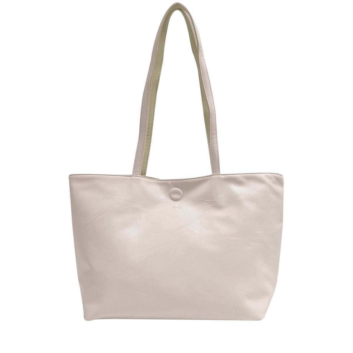 Brooke- Sac Fourre-Tout Réversible 2en1 Étoile Blanche/Aloès de S.Q.