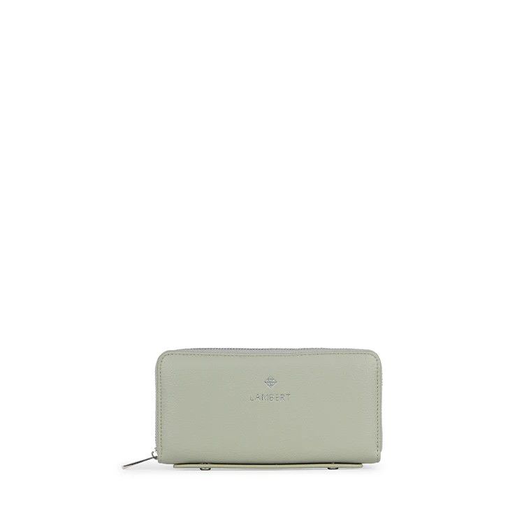 MELI- Portefeuille Lambert en cuir vegan Sage