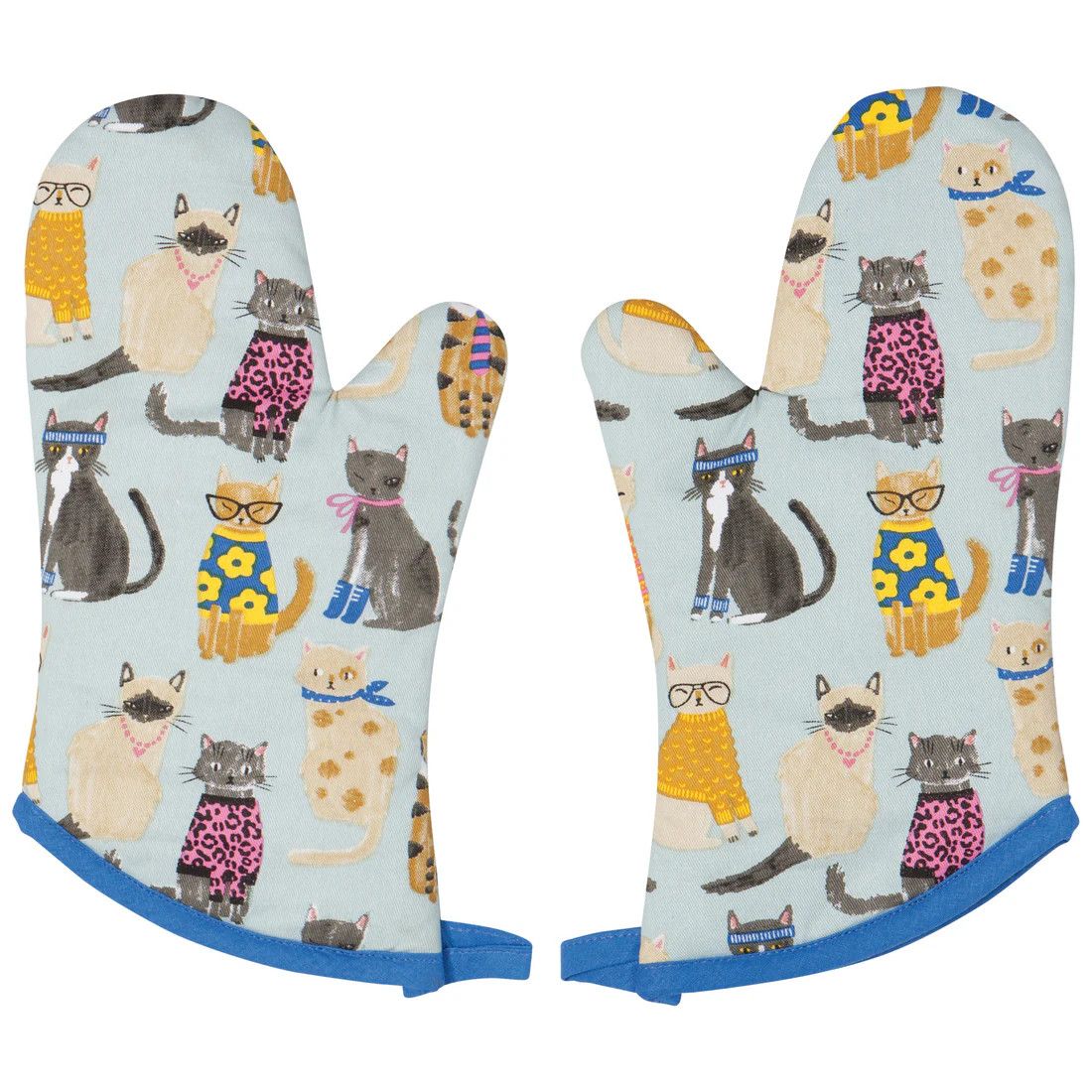 Ensemble de mitaines de four Feline Fine