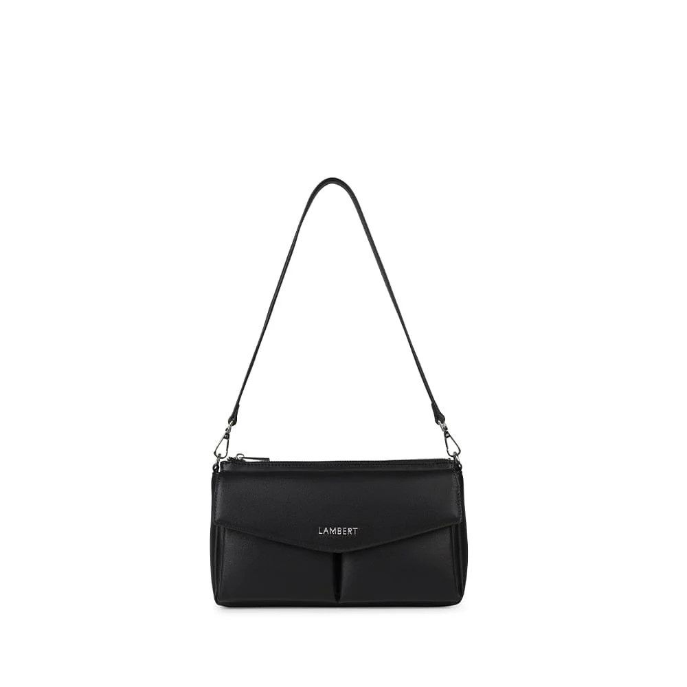 Le Esmee Smor - Sac à main 2-en1 en cuir vegan noir