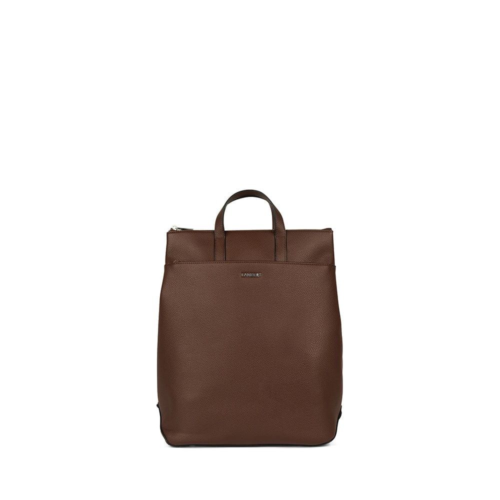 Le Billie2 -  Sac à dos Cuir Vegan Chocolat  -Pebr