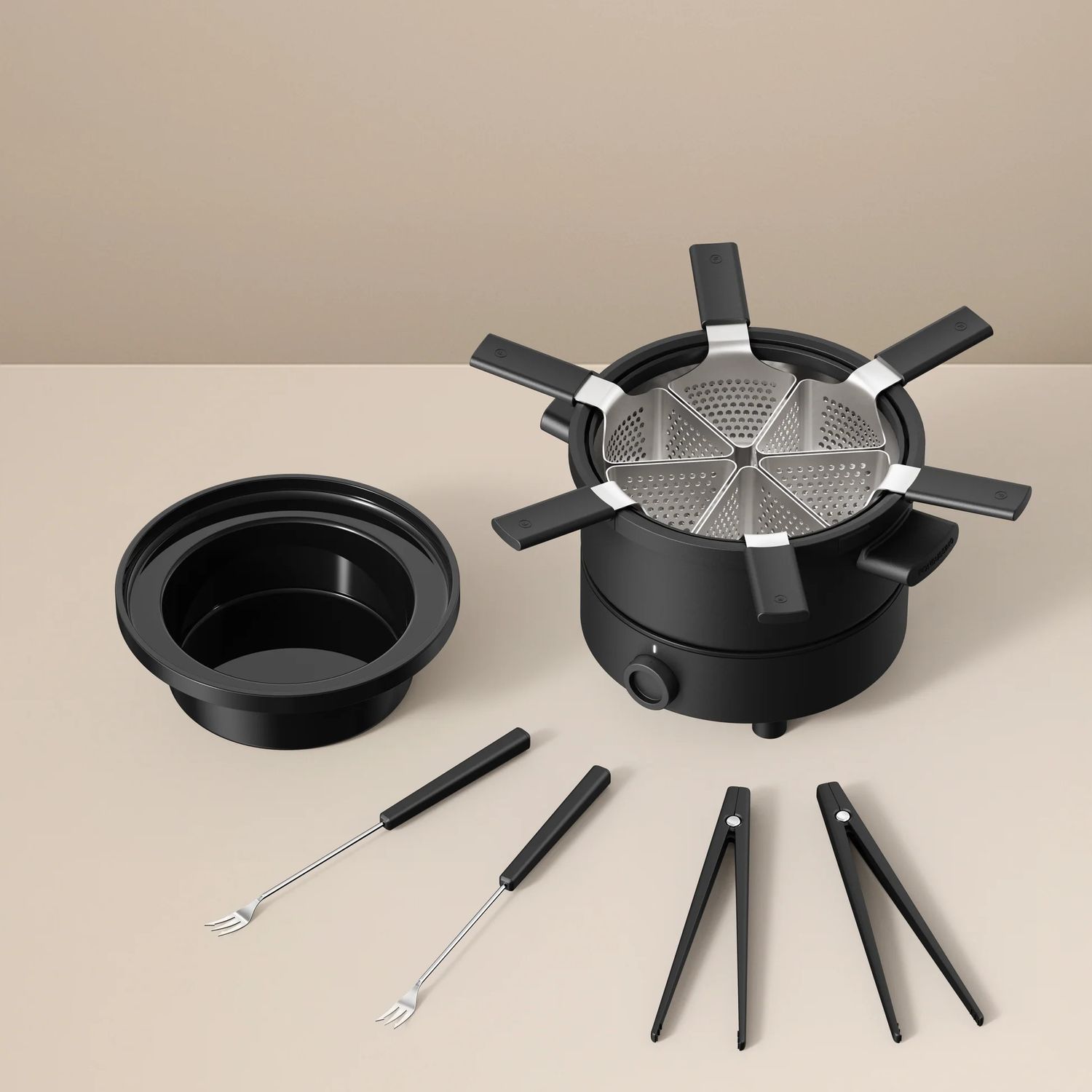 Ensemble à fondue Évolution 3 en 1  Mini 6 Paniers Fondussimo