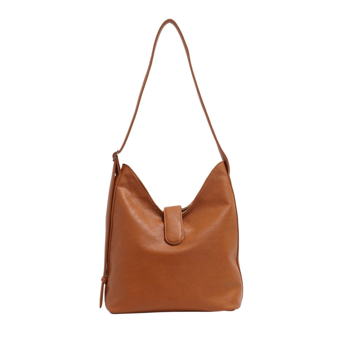 Sac hobo réversible 2 en 1 Mona - Cognac / Tan