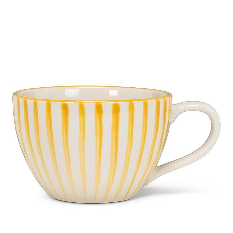 Cabana Tasse Ligne jaune 12 oz