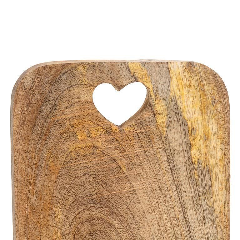 Planche longue rectangle avec coeur