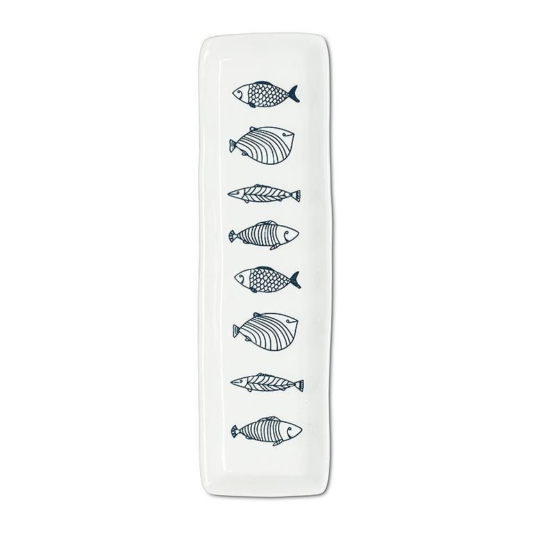 Assiette  Poissons 12.5"L