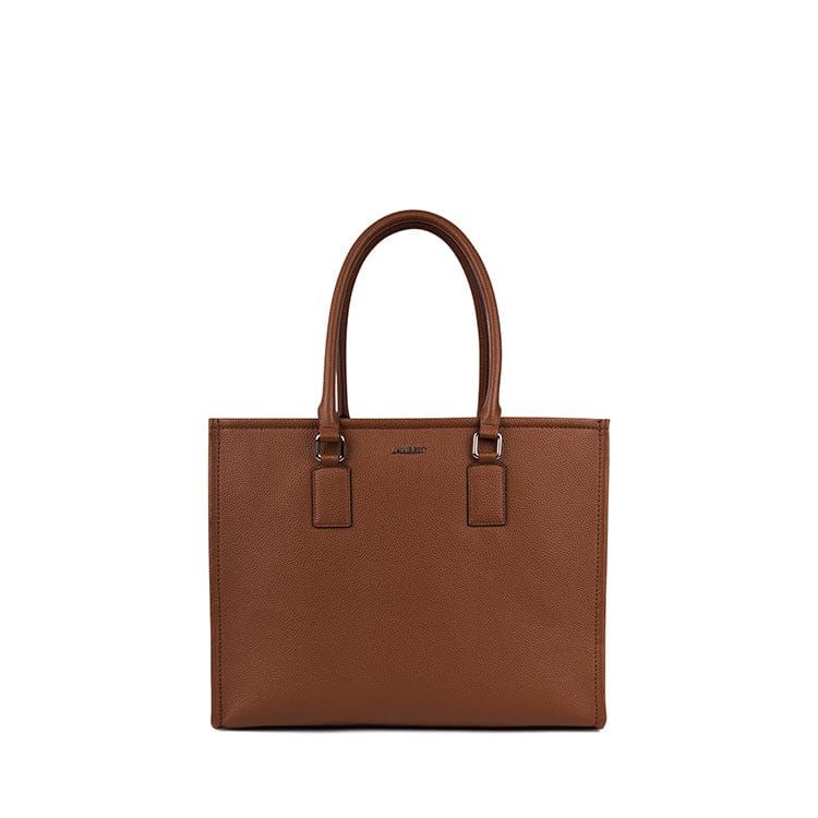 Le Valentina - Sac fourre-tout 2-en-1 en cuir vegan hazelnut