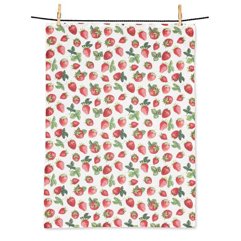 Linge à vaiselle Fraise 20"x28"L