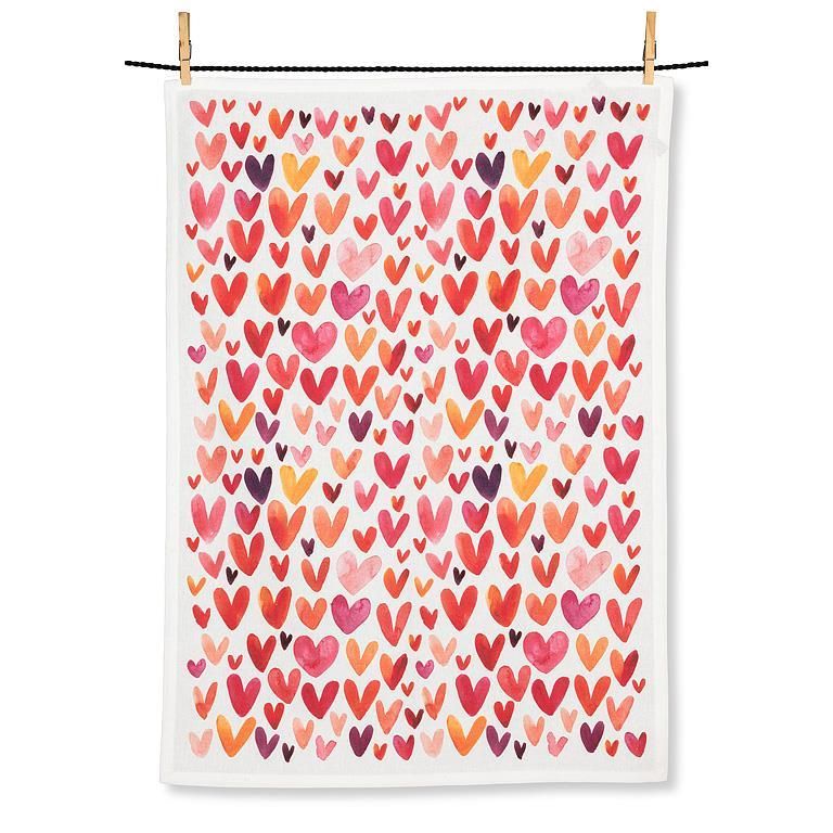 Linge à vaiselle Coeur 20"x28"L