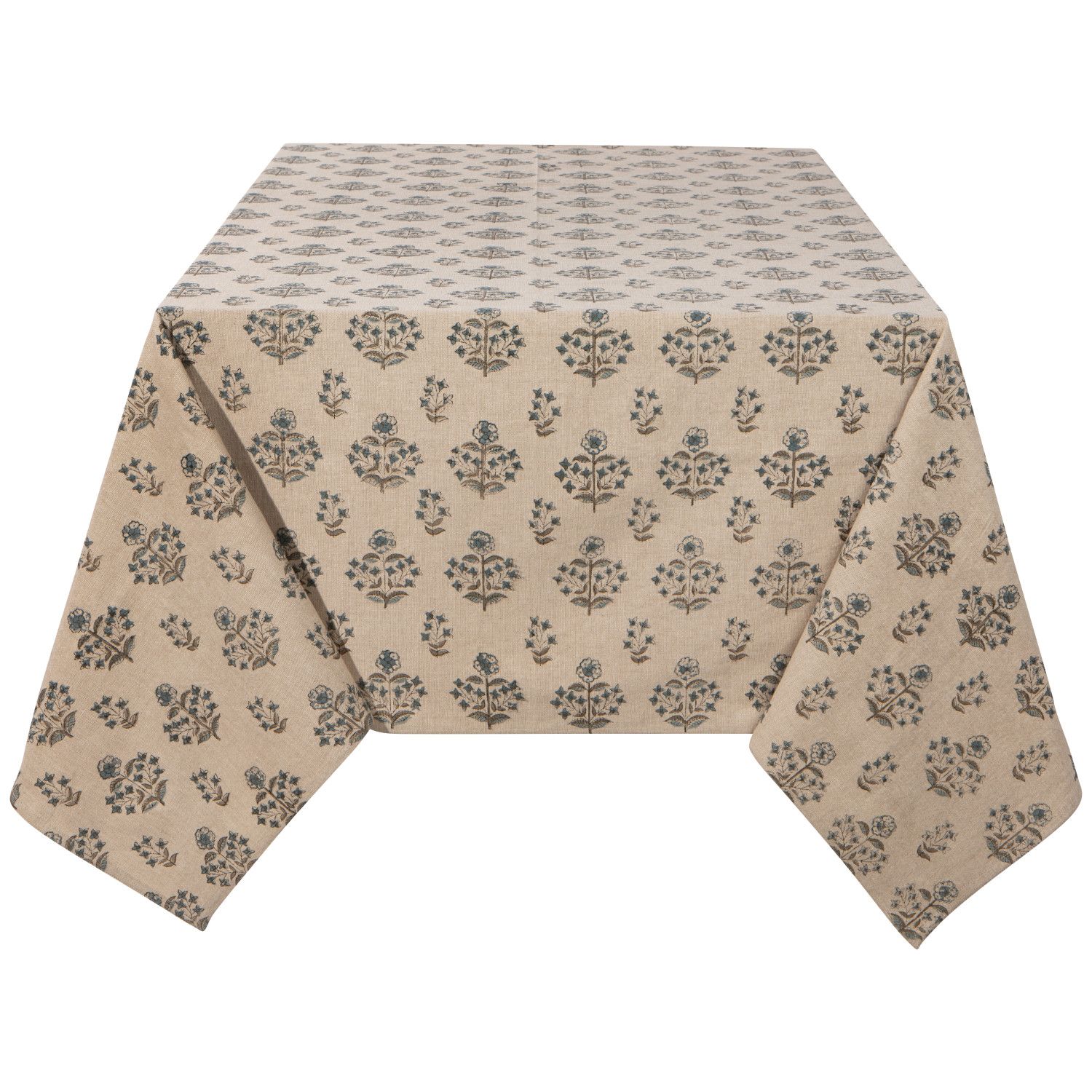 Nappe  Block Print Salvia  60x90