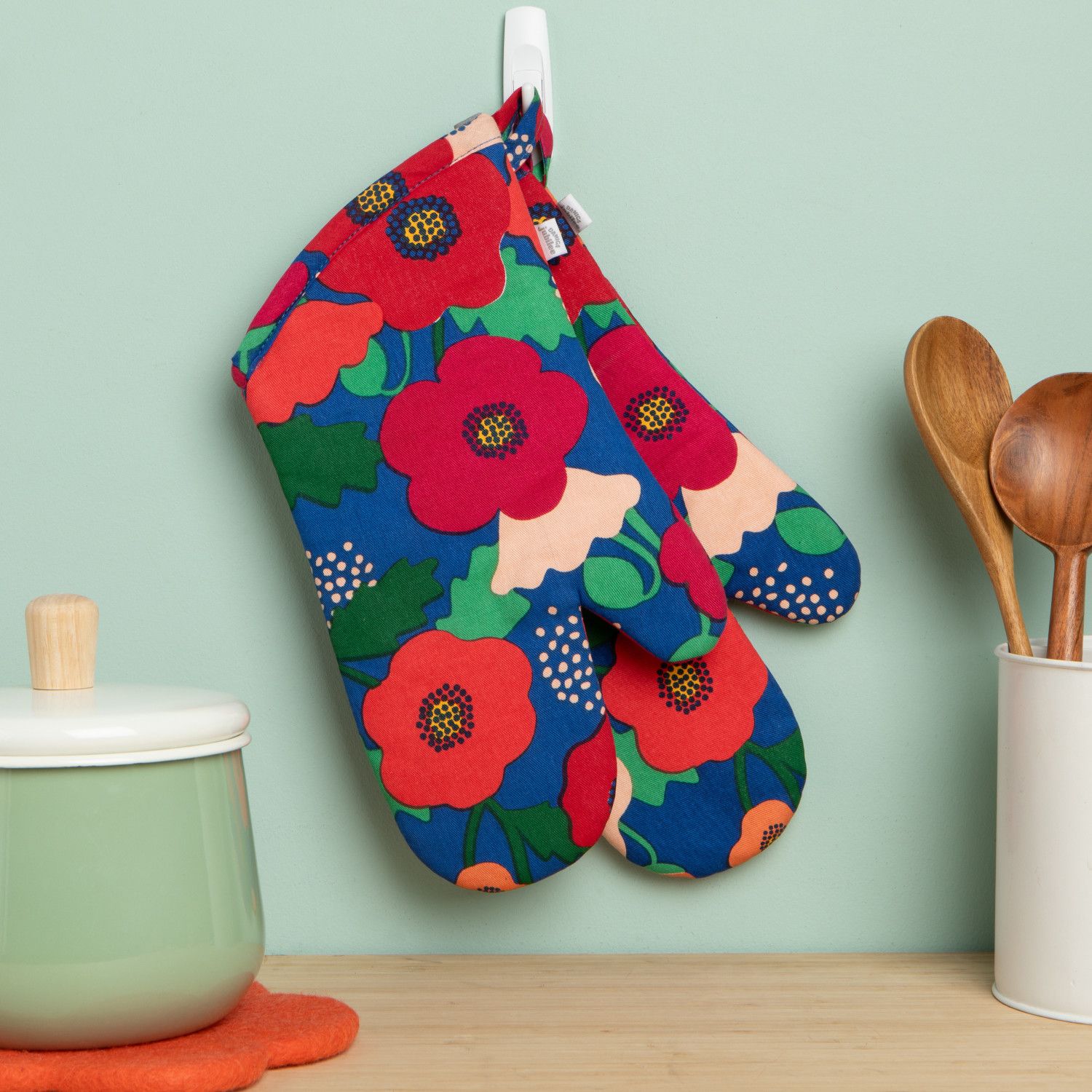 Mitaines de four  Poppy
