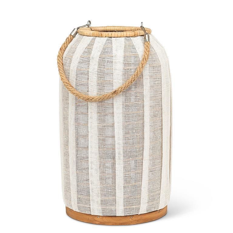 Moyenne Lanterne en Jute- IVORY- 16''