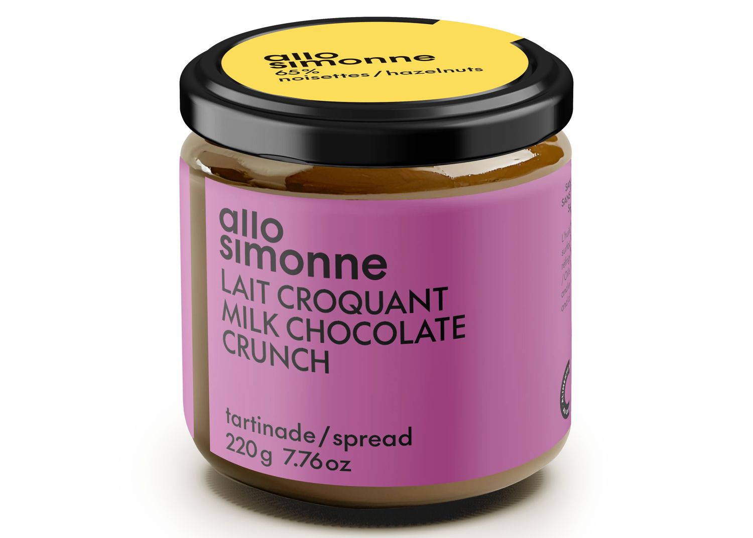 Tartinade  de Chocolat au Lait Croquant  - 220 g  Allo Simonne