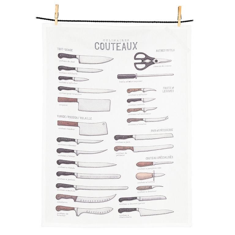 Linge à vaisselle Couteaux