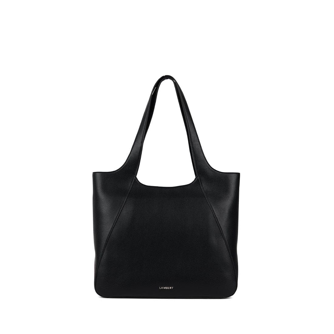 Le Stacey  Sac fourre-tout en cuir vegan noir