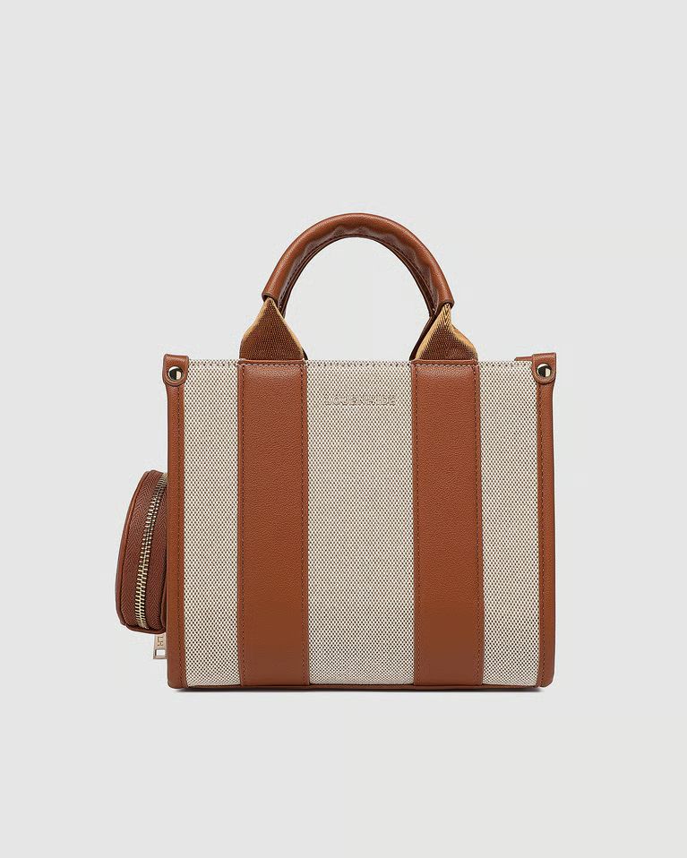 Manhattan Mini - Sac Fourre-Tout - Naturel Tan Canvas  -  Louenhide