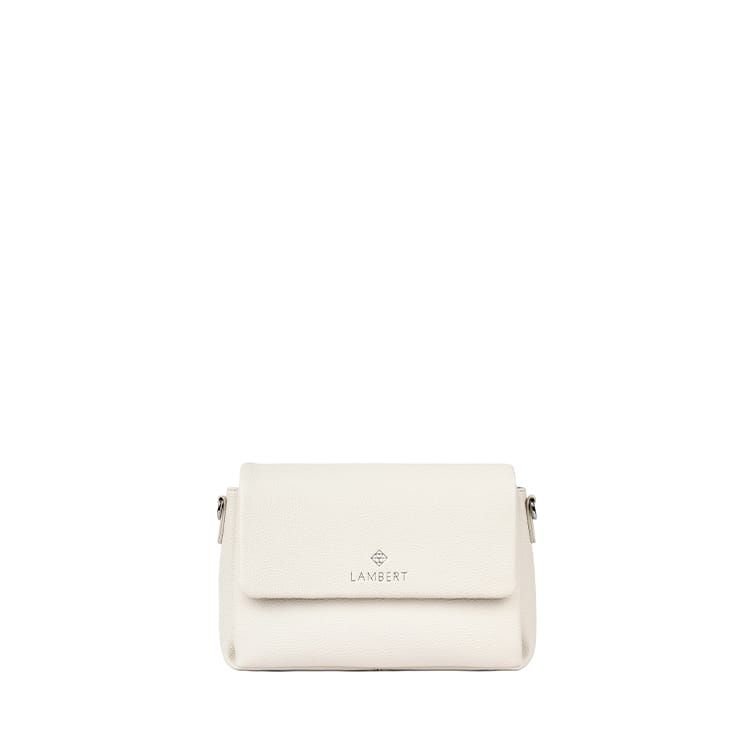 Le Judy - Sac à main bandoulière en cuir vegan porcelain