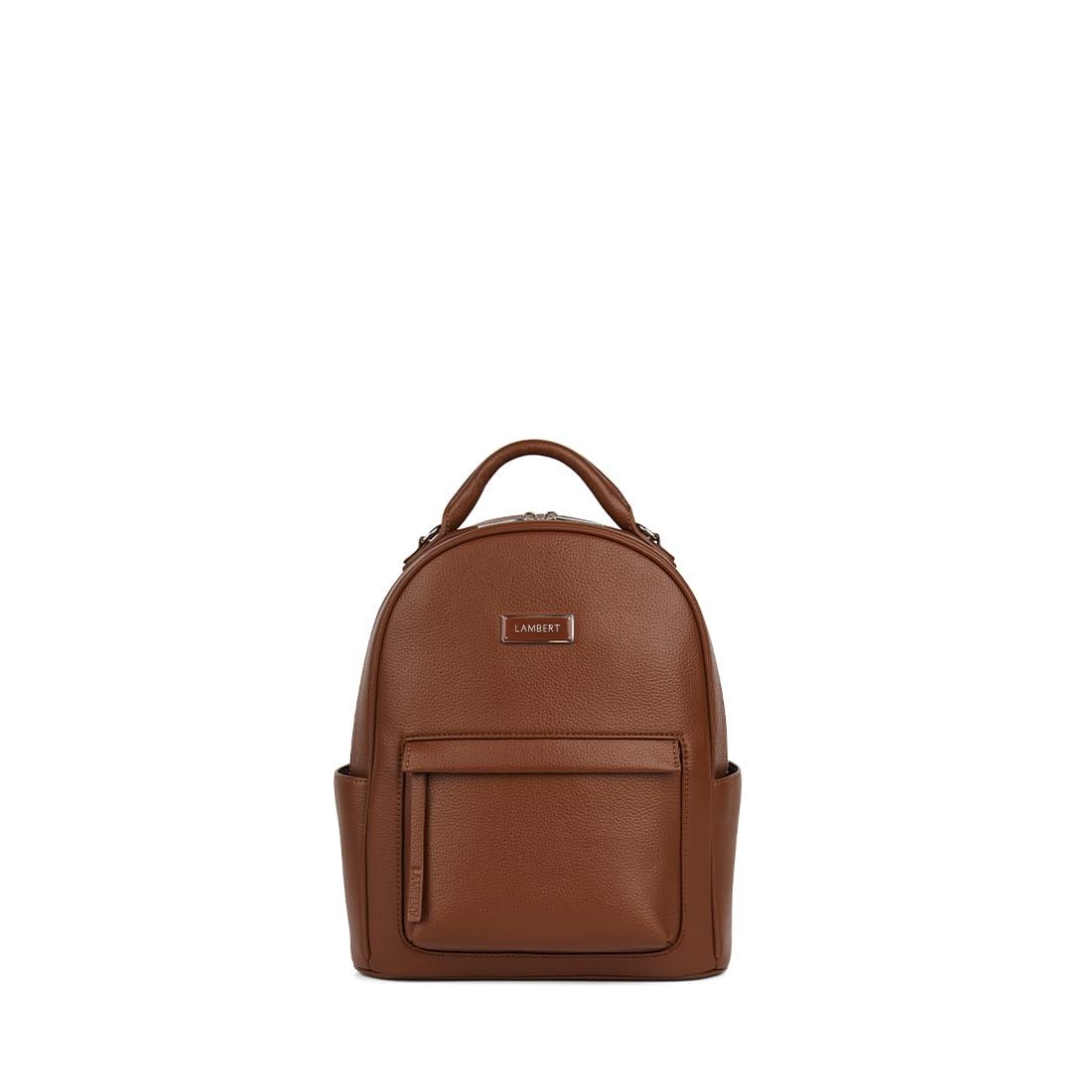 Natalia - Sac  bandoulière en cuir vegan Hazelnut