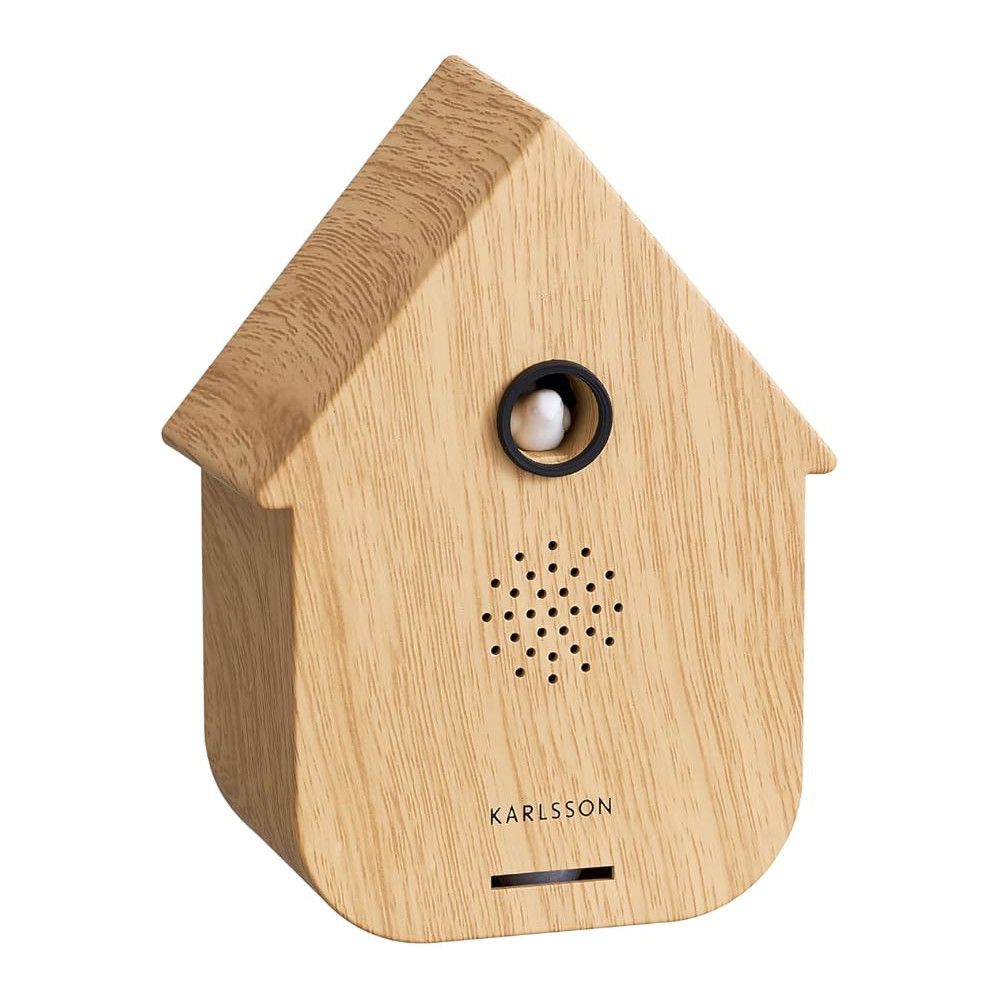 Karlsson Moderne  Cuckoo avec Détecteur de Mouvements Light Wood