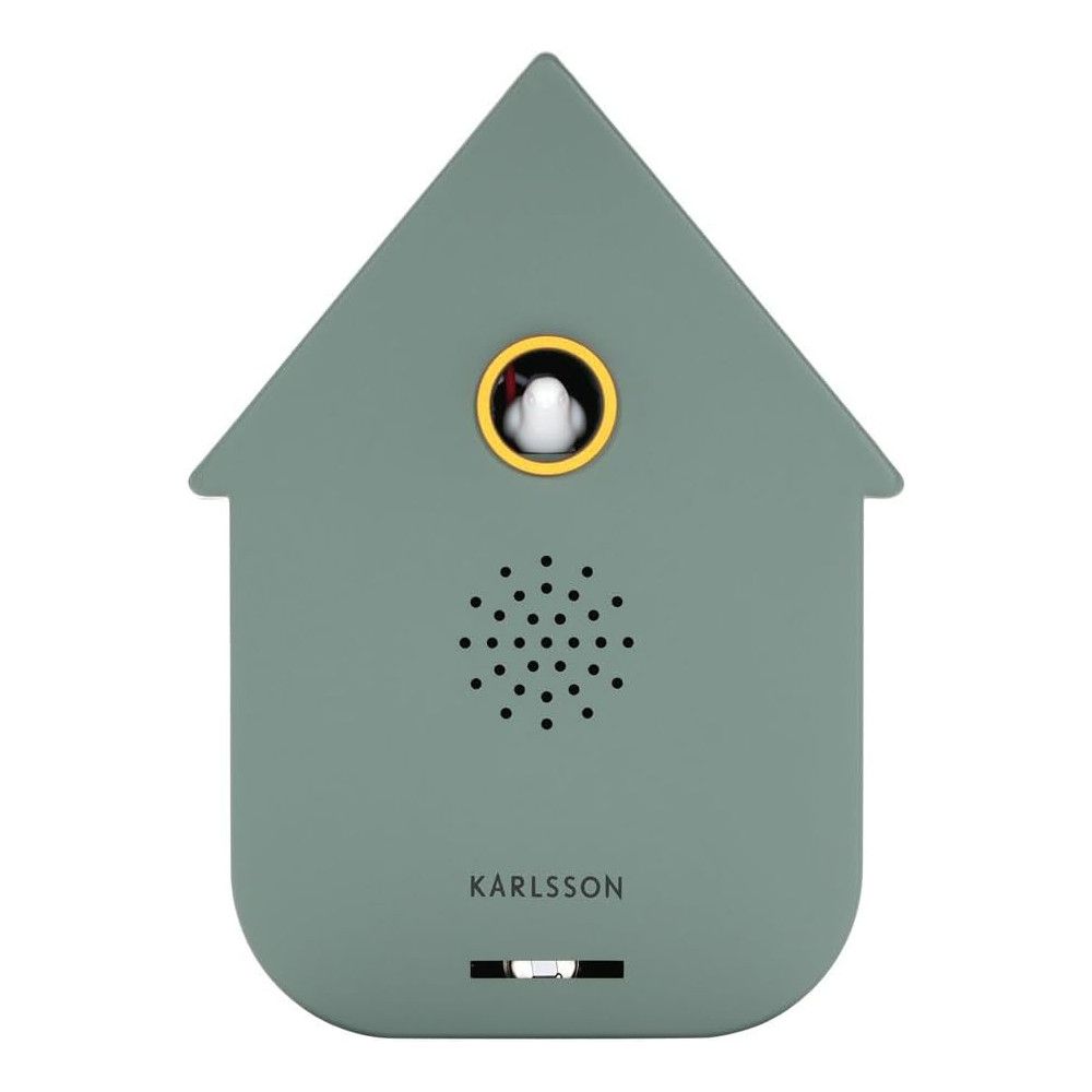 Karlsson Moderne  Cuckoo avec Détecteur de Mouvements Jungle Green