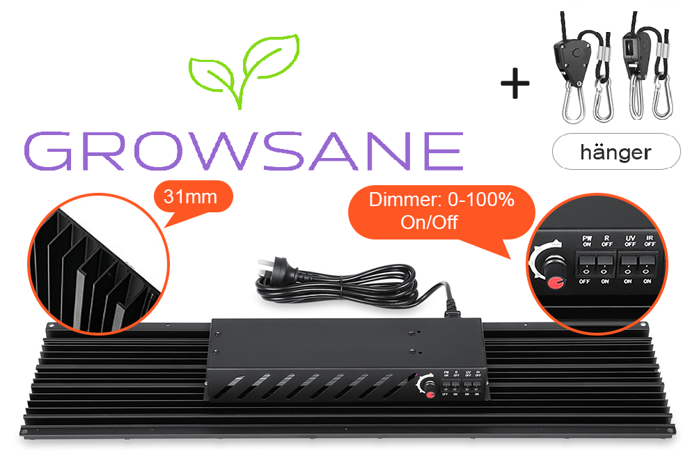 Growsane 120W LED – Kompakt, effizient & perfekt für 60x60 cm