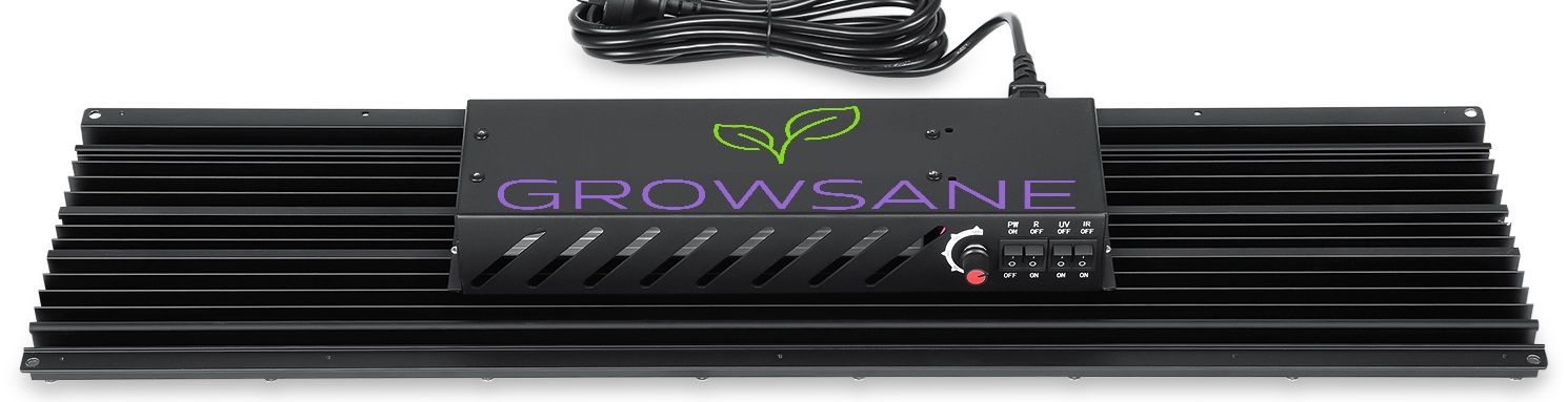 Growsane 320W PRO LED Growlicht für 60x120 cm, 816 µmol/s, dimmbar