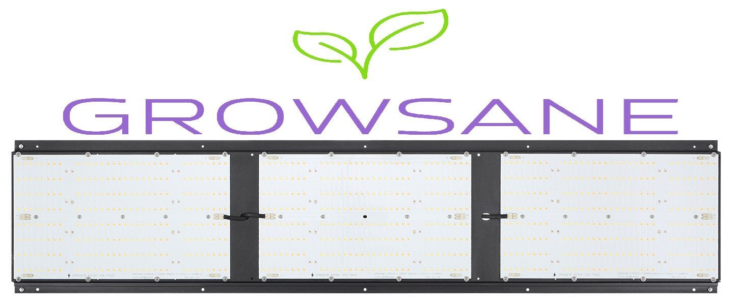 Growsane 320W PRO LED Growlicht für 60x120 cm, 816 µmol/s, dimmbar