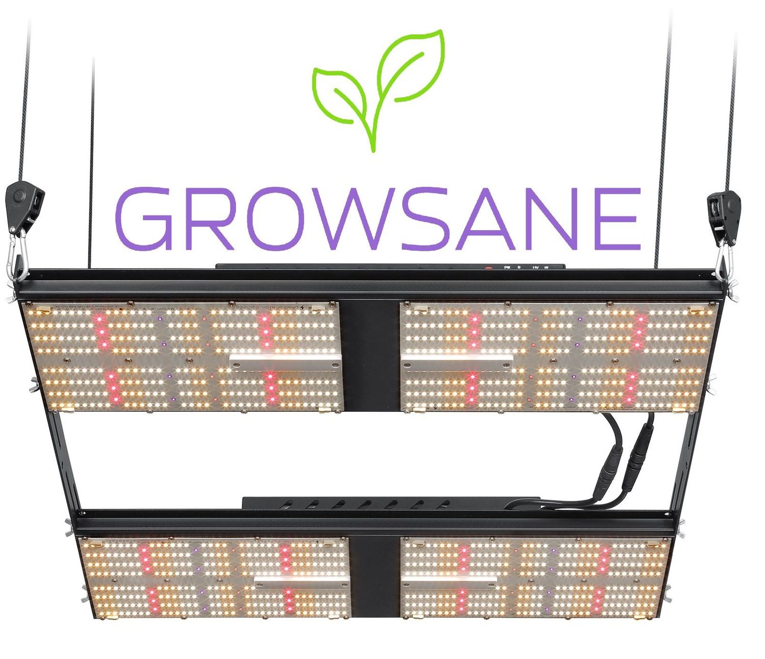 Growsane 480W LED Growlampe bis zu 120x120 cm