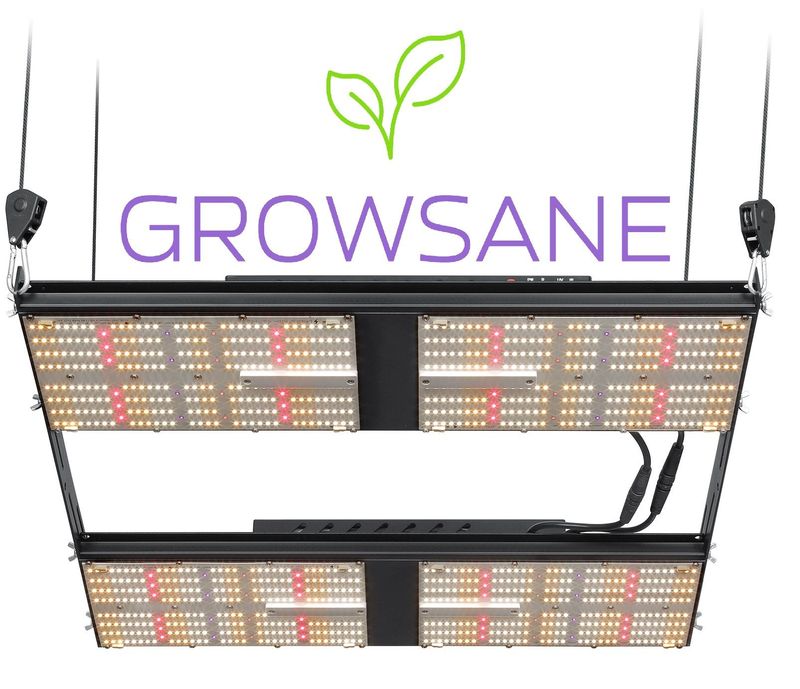 Growsane 480W LED Growlampe bis zu 120x120 cm