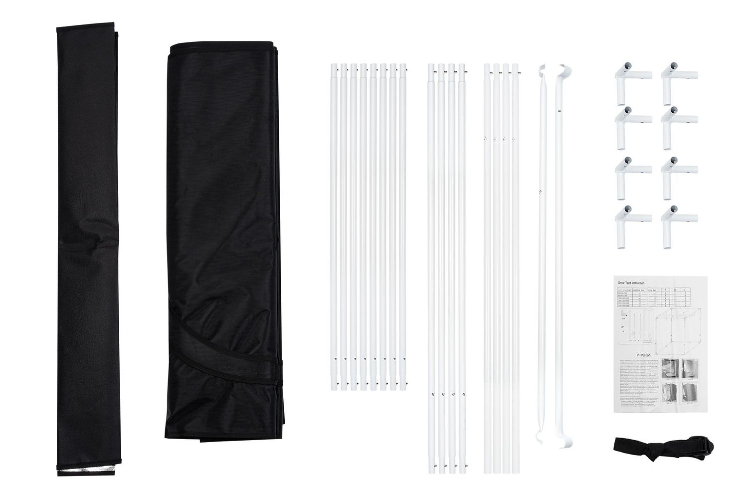 Growsane Growzelt 80x80x180 cm – stabil, reflektierend & lichtdicht