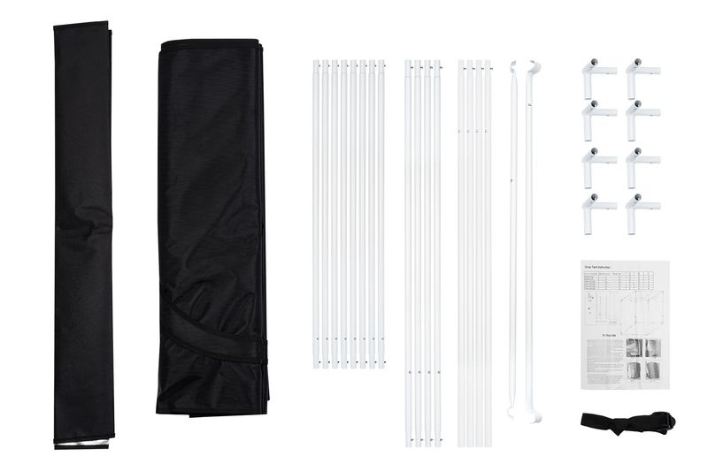 Growsane Growzelt 80x80x180 cm – stabil, reflektierend & lichtdicht