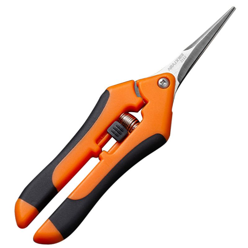 Präzisions-Ernteschere mit Edelstahlklingen und Sicherheitsverschluss