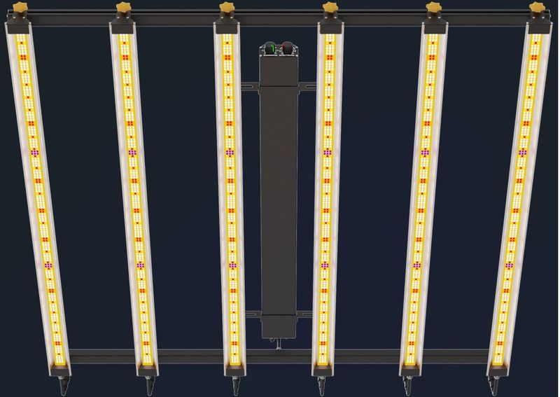 Growsane 600W LED Growlicht mit 15-Spektren-System, 3,1 µmol/J, dimmbar