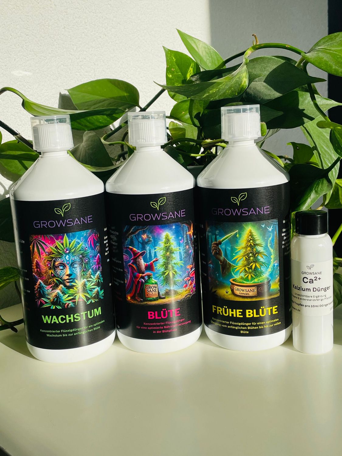 Growsane Dünger-Bundle 1000 ml – Komplettset für alle Phasen