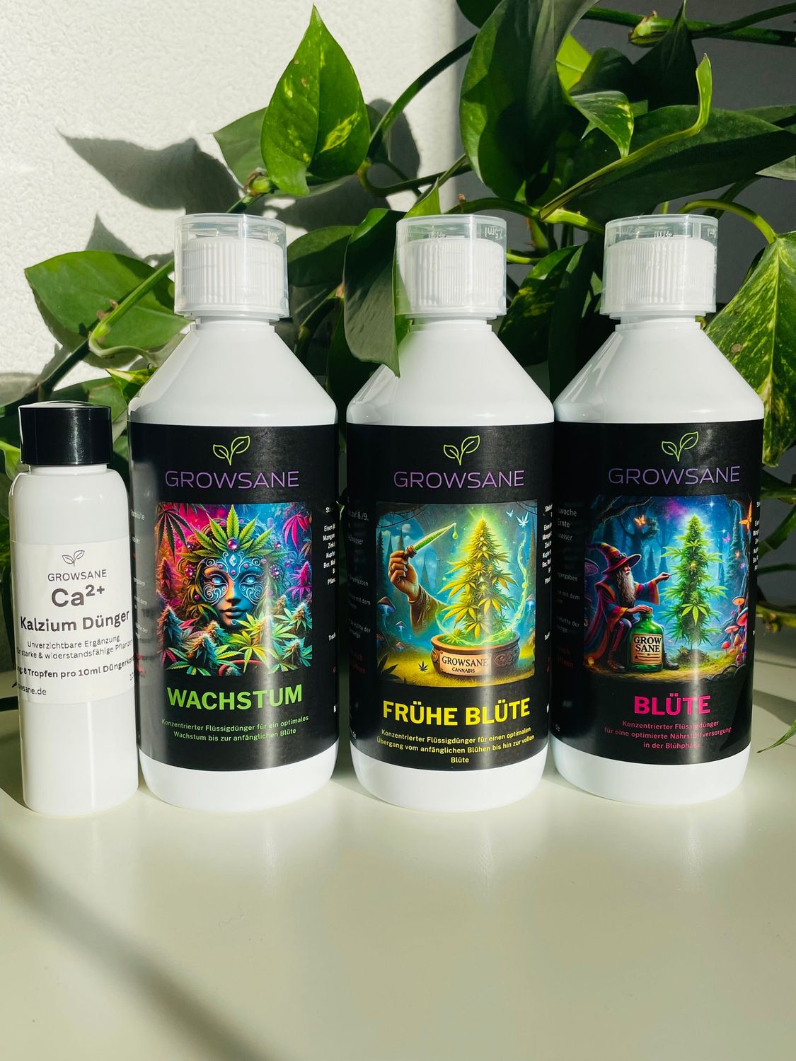 Growsane Dünger-Bundle 500ml – Komplettset für alle Phasen