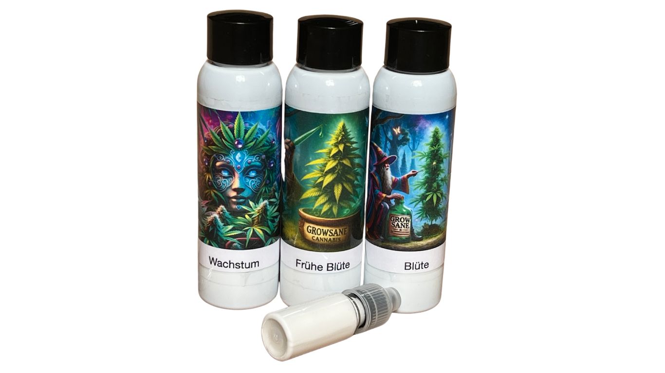 Growsane 100 ml Test-Bundle – Komplettdünger Set
