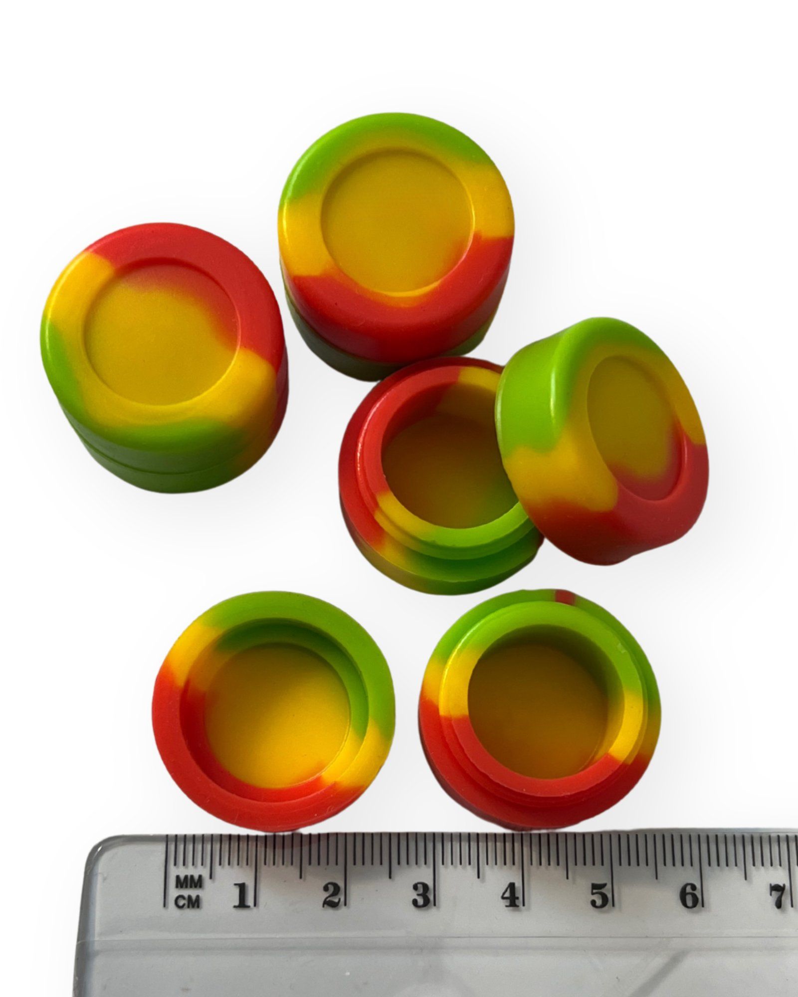 Silikon-Behälter 5 ml, rund, farbig – antihaft und dicht