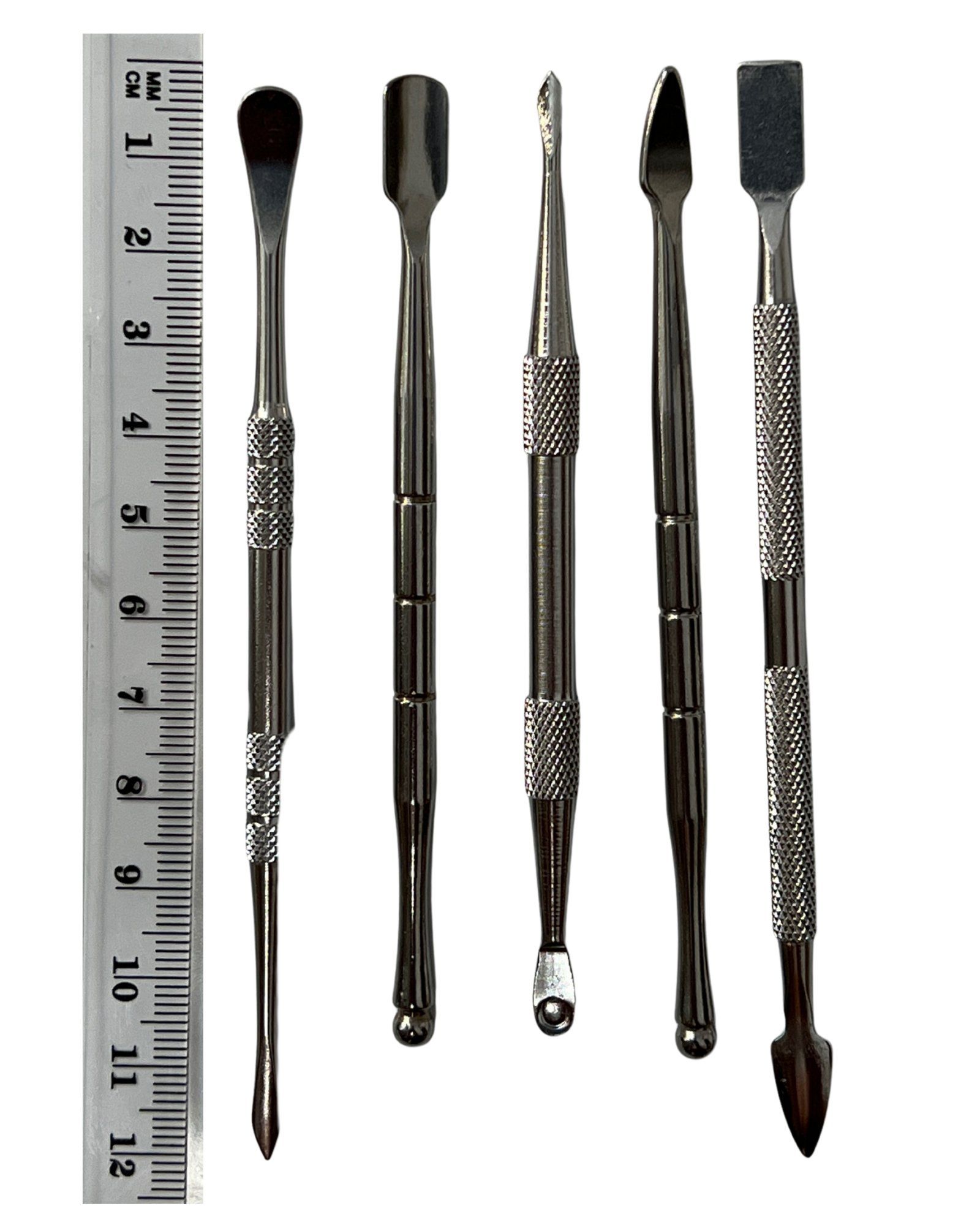 GROWSANE Rosin Werkzeug-Set – 5-teilig aus Edelstahl mit Metall-Etui