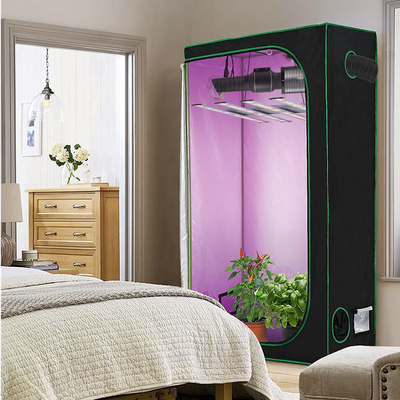 Growzelt 90x90x180cm Premiumline Growsane Growzelt 90x90x180 cm – stabil, lichtdicht & optimal reflektierend