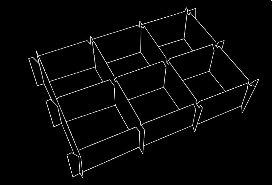 Croisillon - Carton compact