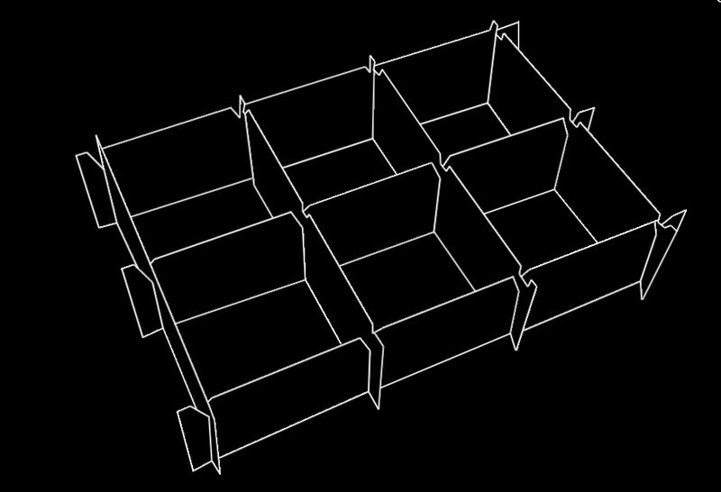 Croisillon - Carton compact