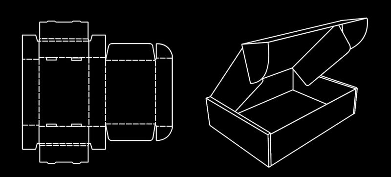 Boîte coffret - FEFCO 0427