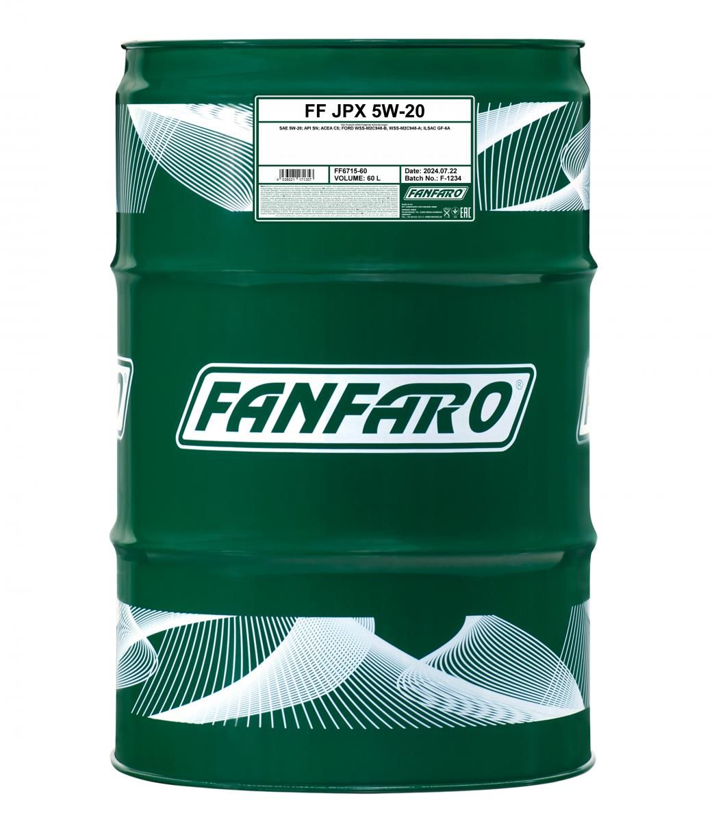 FANFARO JPX 5W-20 60 LITRAA