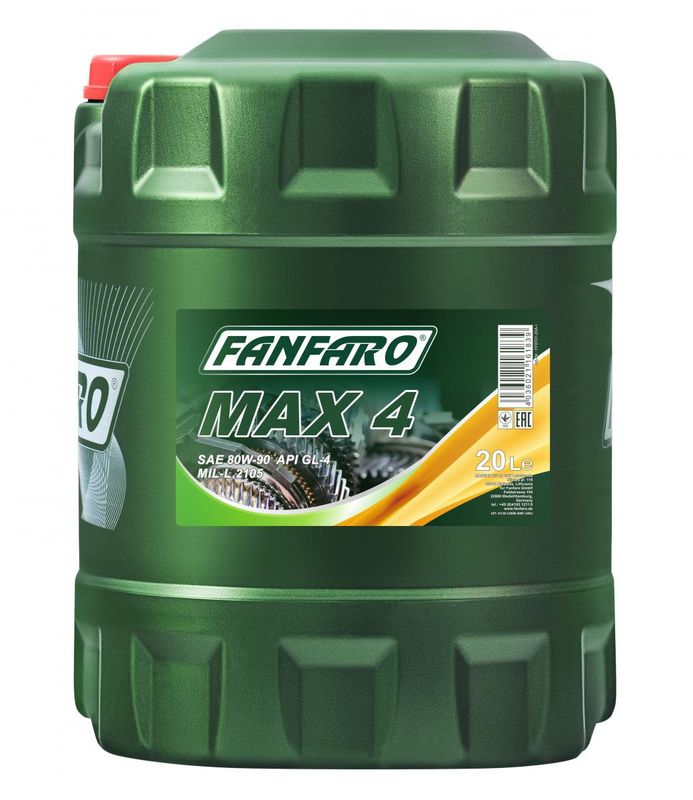 FANFARO MAX 4 80W-90 GL-4 PERÄÖLJY 20L