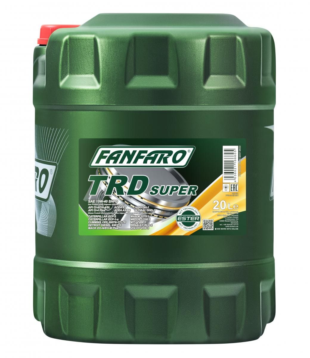 FANFARO TRD SUPER SHPD 15W-40 20 LITRAA
