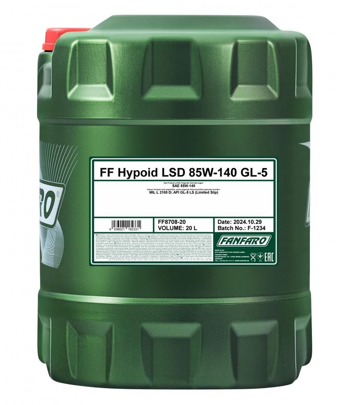 FANFARO HYPOID LSD 85W-140
