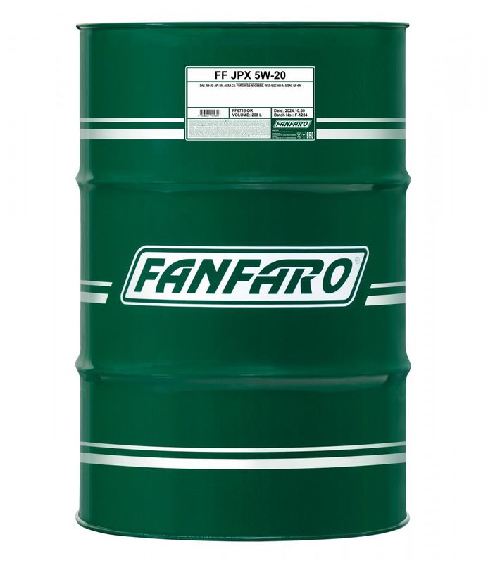 FANFARO JPX 5W-20 208L FANFARO JPX 5W-20 208L