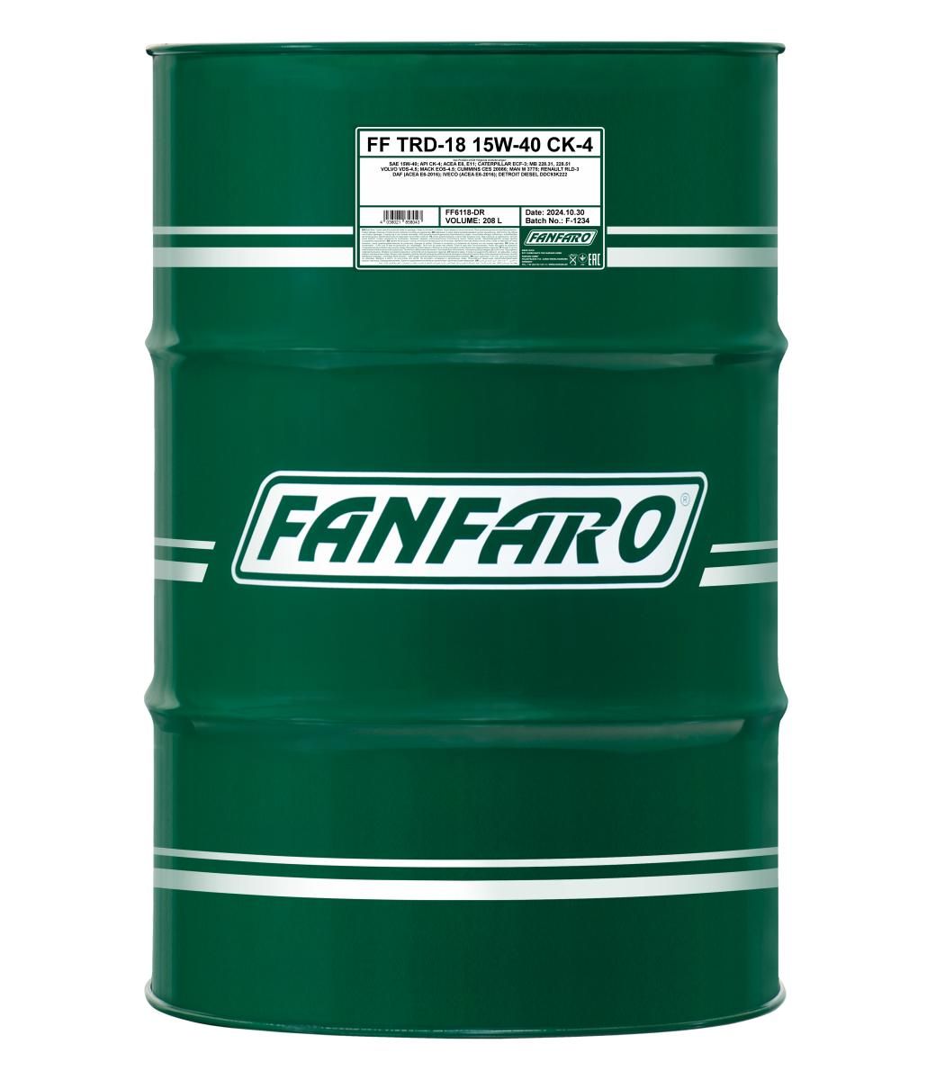 FANFARO TRD-18 15W-40 CK-4