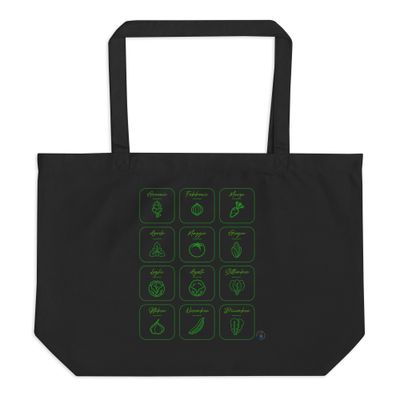 Maxi Eco-friendly Shopping Bag "Sowing Calendar"